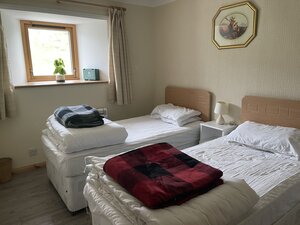 Bedroom. Beds can be converted to a double if required.