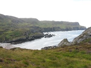 Port na Fliuchan from the cliffs above