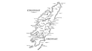 Map of Colonsay